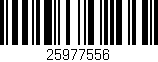 Código de barras (EAN, GTIN, SKU, ISBN): '25977556'