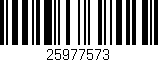 Código de barras (EAN, GTIN, SKU, ISBN): '25977573'