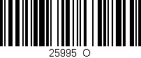 Código de barras (EAN, GTIN, SKU, ISBN): '25995_O'