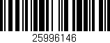 Código de barras (EAN, GTIN, SKU, ISBN): '25996146'