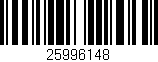Código de barras (EAN, GTIN, SKU, ISBN): '25996148'