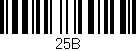 Código de barras (EAN, GTIN, SKU, ISBN): '25B'