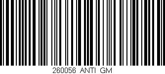 Código de barras (EAN, GTIN, SKU, ISBN): '260056_ANTI_GM'