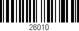 Código de barras (EAN, GTIN, SKU, ISBN): '26010'