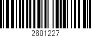 Código de barras (EAN, GTIN, SKU, ISBN): '2601227'