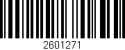 Código de barras (EAN, GTIN, SKU, ISBN): '2601271'