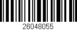 Código de barras (EAN, GTIN, SKU, ISBN): '26048055'
