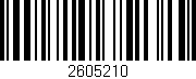 Código de barras (EAN, GTIN, SKU, ISBN): '2605210'