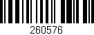 Código de barras (EAN, GTIN, SKU, ISBN): '260576'