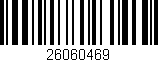 Código de barras (EAN, GTIN, SKU, ISBN): '26060469'