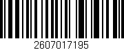 Código de barras (EAN, GTIN, SKU, ISBN): '2607017195'
