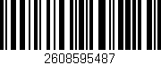 Código de barras (EAN, GTIN, SKU, ISBN): '2608595487'