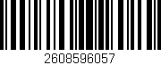 Código de barras (EAN, GTIN, SKU, ISBN): '2608596057'