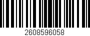 Código de barras (EAN, GTIN, SKU, ISBN): '2608596058'