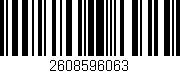 Código de barras (EAN, GTIN, SKU, ISBN): '2608596063'