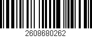 Código de barras (EAN, GTIN, SKU, ISBN): '2608680262'