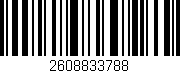 Código de barras (EAN, GTIN, SKU, ISBN): '2608833788'