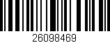 Código de barras (EAN, GTIN, SKU, ISBN): '26098469'