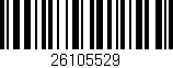 Código de barras (EAN, GTIN, SKU, ISBN): '26105529'