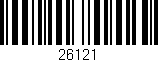 Código de barras (EAN, GTIN, SKU, ISBN): '26121'
