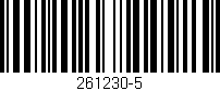 Código de barras (EAN, GTIN, SKU, ISBN): '261230-5'
