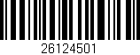 Código de barras (EAN, GTIN, SKU, ISBN): '26124501'