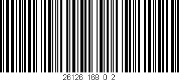Código de barras (EAN, GTIN, SKU, ISBN): '26126_168_0_2'