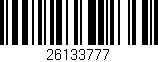 Código de barras (EAN, GTIN, SKU, ISBN): '26133777'