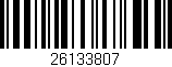 Código de barras (EAN, GTIN, SKU, ISBN): '26133807'