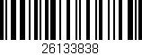 Código de barras (EAN, GTIN, SKU, ISBN): '26133838'