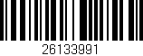 Código de barras (EAN, GTIN, SKU, ISBN): '26133991'