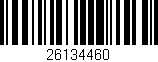 Código de barras (EAN, GTIN, SKU, ISBN): '26134460'