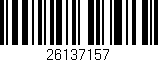 Código de barras (EAN, GTIN, SKU, ISBN): '26137157'