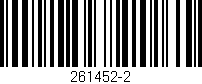Código de barras (EAN, GTIN, SKU, ISBN): '261452-2'