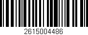 Código de barras (EAN, GTIN, SKU, ISBN): '2615004486'