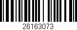 Código de barras (EAN, GTIN, SKU, ISBN): '26163073'