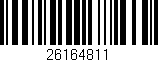 Código de barras (EAN, GTIN, SKU, ISBN): '26164811'