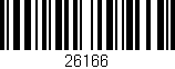 Código de barras (EAN, GTIN, SKU, ISBN): '26166'