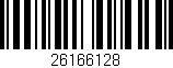 Código de barras (EAN, GTIN, SKU, ISBN): '26166128'