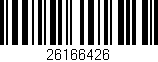 Código de barras (EAN, GTIN, SKU, ISBN): '26166426'