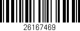 Código de barras (EAN, GTIN, SKU, ISBN): '26167469'