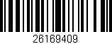 Código de barras (EAN, GTIN, SKU, ISBN): '26169409'