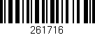 Código de barras (EAN, GTIN, SKU, ISBN): '261716'