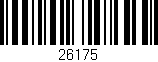 Código de barras (EAN, GTIN, SKU, ISBN): '26175'