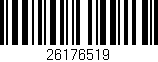Código de barras (EAN, GTIN, SKU, ISBN): '26176519'