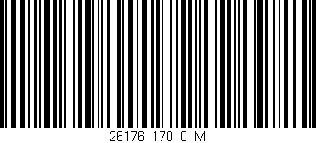 Código de barras (EAN, GTIN, SKU, ISBN): '26176_170_0_M'