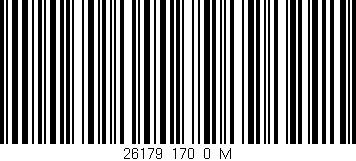 Código de barras (EAN, GTIN, SKU, ISBN): '26179_170_0_M'