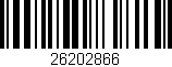Código de barras (EAN, GTIN, SKU, ISBN): '26202866'