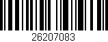 Código de barras (EAN, GTIN, SKU, ISBN): '26207083'