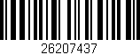 Código de barras (EAN, GTIN, SKU, ISBN): '26207437'